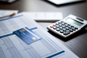 carte-credit-calculatrice-releve-bancaire