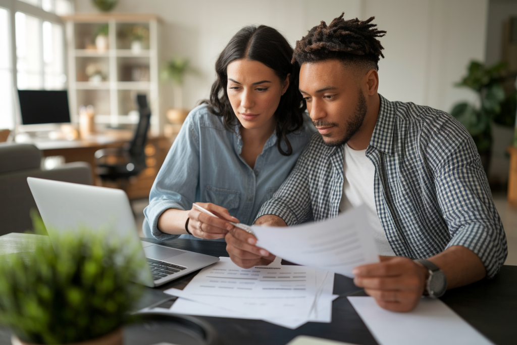 couple-table-ordinateur-documents