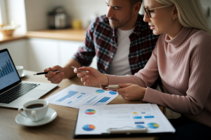 couple-table-ordinateur-documents