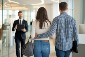 jeune-couple-banque-conseiller-flou