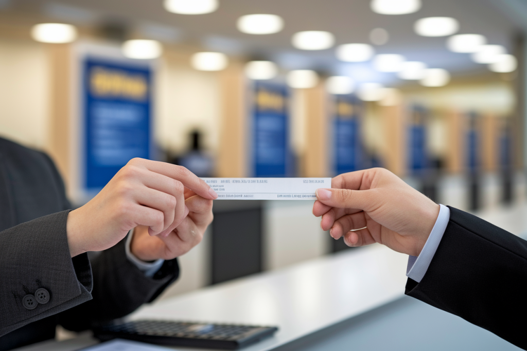mains-cheque-client-banque-flou