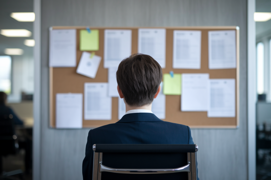 personne-dos-costume-bureau-tableau