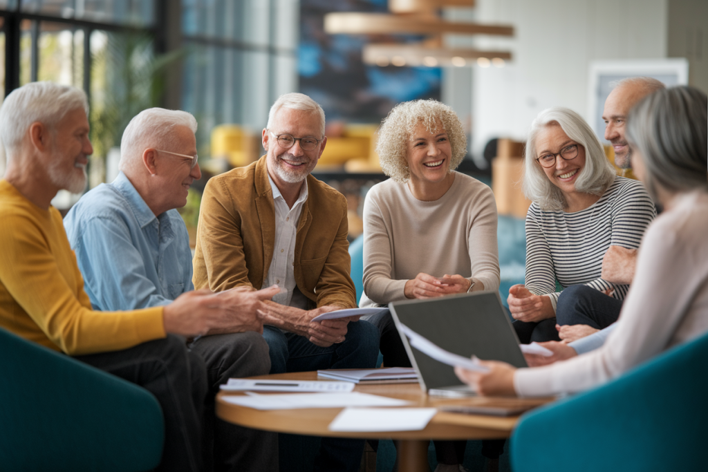 personnes-agees-discussion-espace-moderne