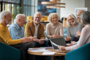 personnes-agees-discussion-espace-moderne