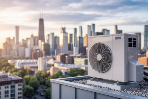 toit-moderne-pompe-a-chaleur-horizon-urbain