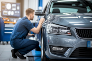 voiture-garage-mecanicien-inspection-outils