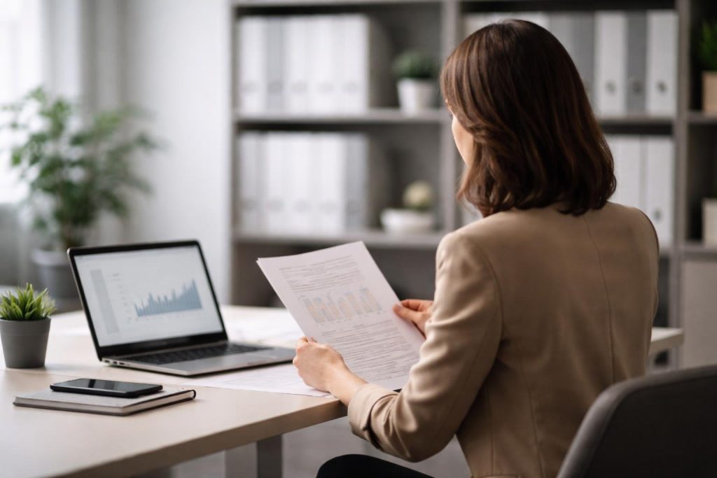personne-bureau-document-ordinateur-bibliotheque