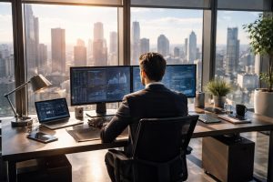 bureau-moderne-horizon-urbain-gadgets