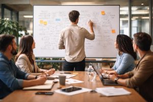 bureau-moderne-personne-tableau-collaborateurs