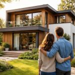 couple-maison-moderne-jardin-ecologique