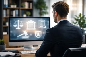 personne-costume-ecran-bureau-moderne