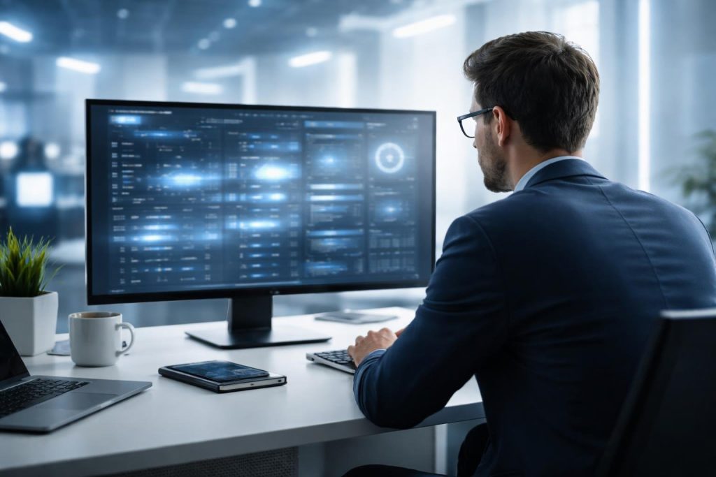 bureau-moderne-professionnel-ecran-technique