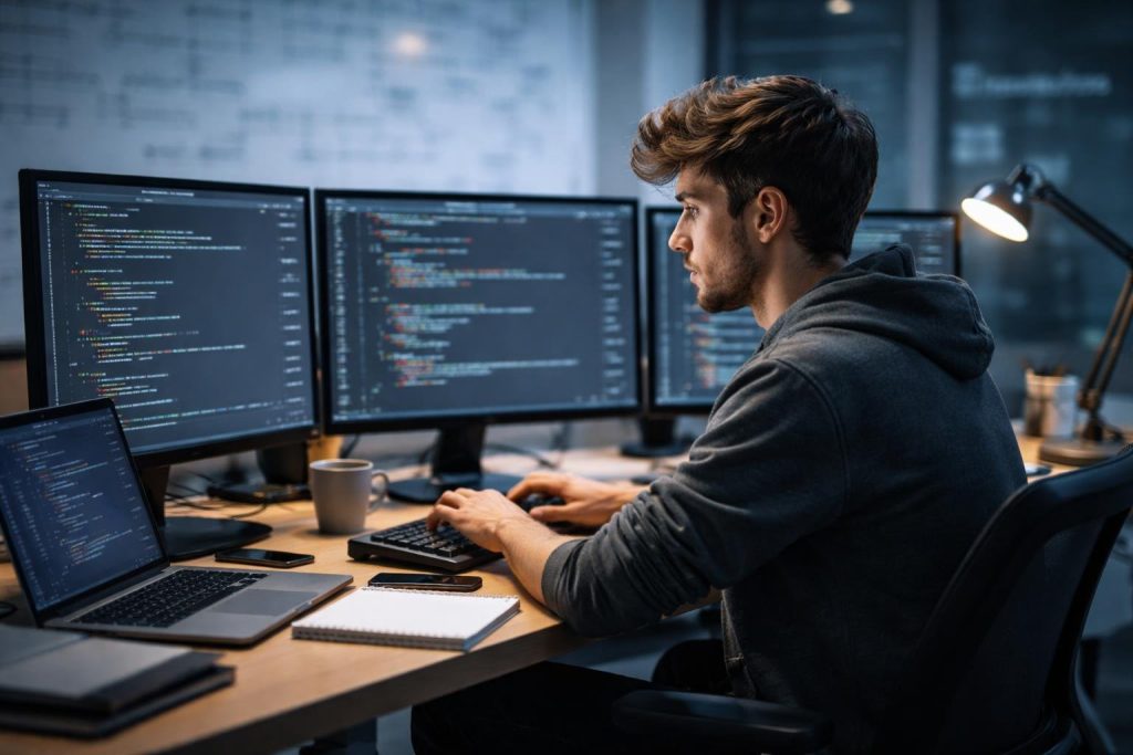 developpeur-bureau-ecrans-code-tableau