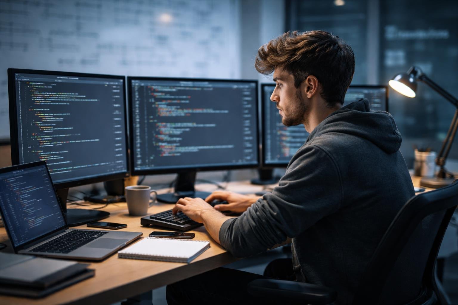 developpeur-bureau-ecrans-code-tableau