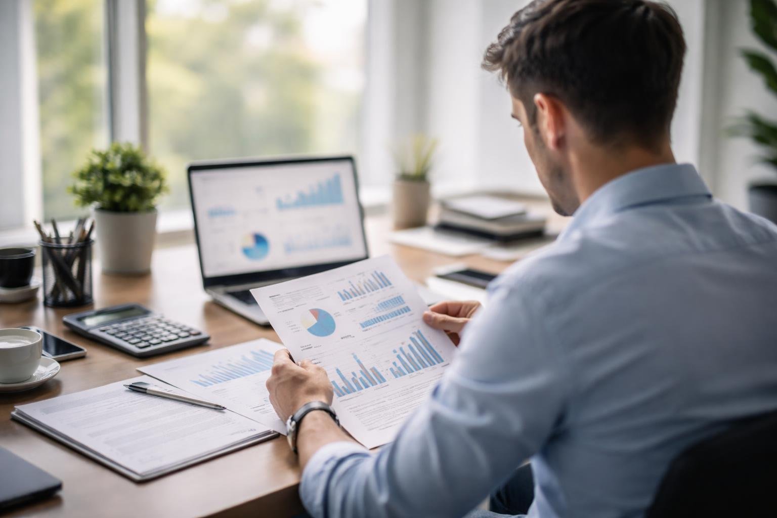 personne-bureau-documents-financiers-ordinateur